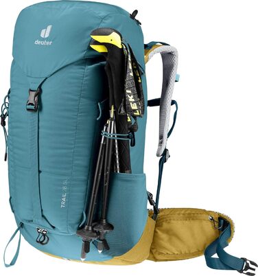 Жіночий туристичний рюкзак Deuter Trail 28 SL, 28 л, синьо-жовтий