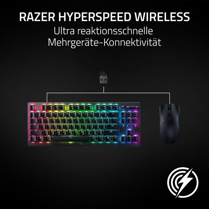 Бездротова ігрова миша Razer Viper V3 HyperSpeed, сенсор Focus Pro 30K DPI, перемикачі 2-го покоління, частота опитування 4000Гц, чорна