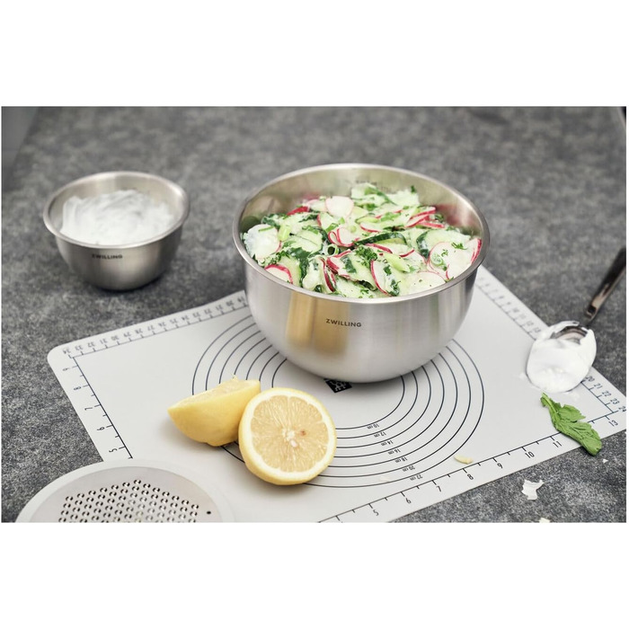Набір ZWILLING Fresh & Save: контейнери для зберігання продуктів з вакуумним насосом, 9 шт., нержавіюча сталь, M-18 см, L-24 см