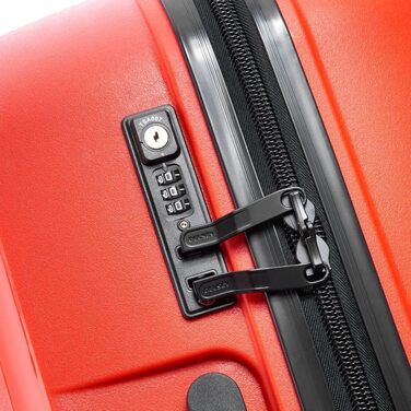 Валіза DELSEY PARIS Belmont Plus S, червоний колір, пластикова