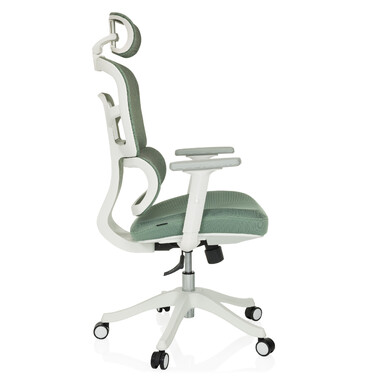 Офісне крісло / Поворотне крісло ERGOMY I W Тканина сидіння / Сітка спинки Зелений mybuero