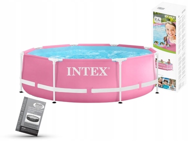 Дитячий круглий каркасний басейн Intex 28290, 244x76 см