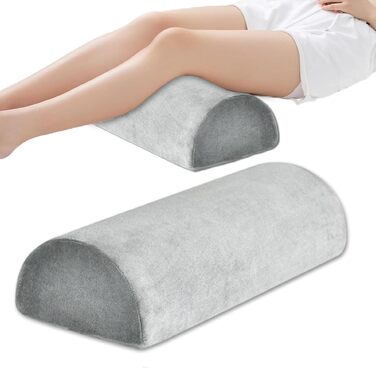Подушка з піни Memory Foam для ніг, колін та попереку. Ортопедична подушка для сну на боці та спині, підтримка шиї, ніг, колін та талії