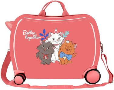 Дитяча валіза Disney Aristocats, 50x38x20 см, коралова