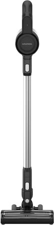 Вертикальний акумуляторний пилосос Grundig VCP 4230 2-в-1, 150 Вт, 25,2 В Li-Ion, 2 режими потужності, 550 мл, до 45 хв, білий/чорний