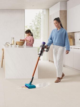 Бездротовий пилосос Dyson Cyclone V10 Submarine™ – мокрий та сухий, 150 Вт, 60 хв, для твердих та килимових підлог, з комбінованим насадкою