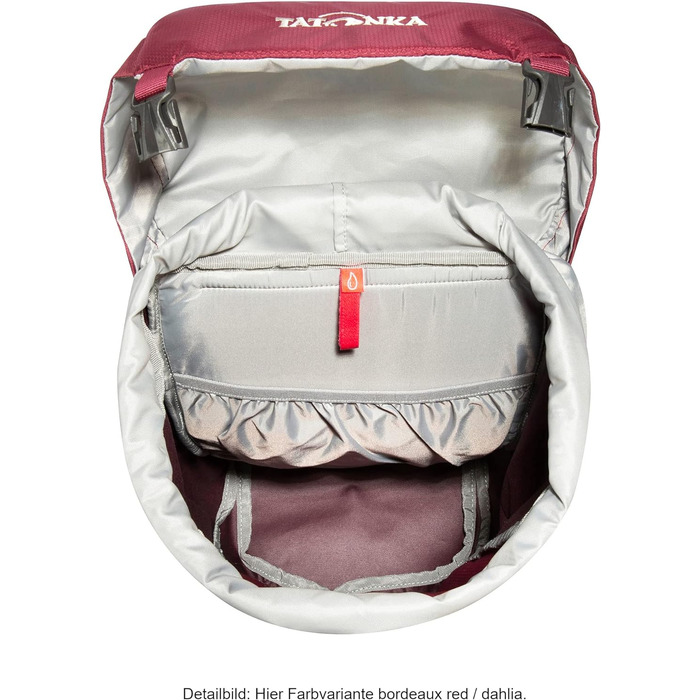 Рюкзак для походів Tatonka Hike Pack 22 л з вентиляцією спини та дощовиком, легкий і зручний туристичний рюкзак, сірий/чорний