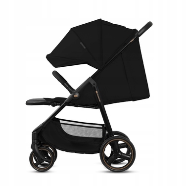 Легкий прогулянковий візок Kinderkraft TRIG 3, до 22 кг, чорний