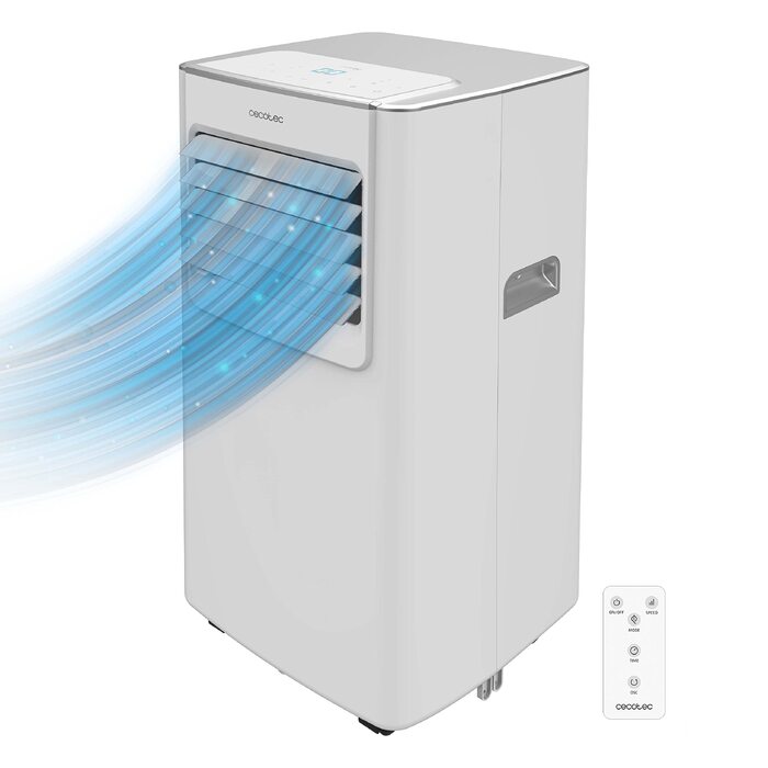 Мобільний кондиціонер Cecotec ForceClima 7100 7000 BTU з пультом ДУ, LED-дисплеєм, 4 режими, 2 швидкості, охолодження до 15 м²