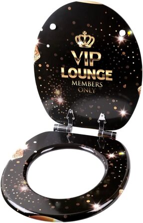 Сидіння для унітазу Sanilo з мікроліфтом VIP Lounge, міцне кріплення, легкий монтаж, преміум-якість