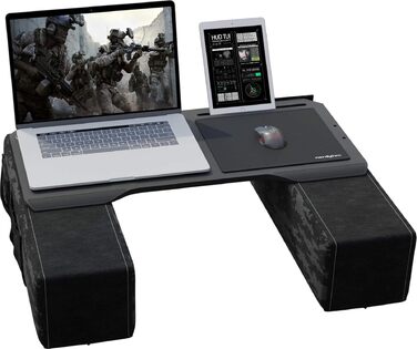 Couchmaster CYBOT: ергономічний столик для ноутбука на диван, софу та ліжко. Широкий столик для ноутбука та бездротових аксесуарів