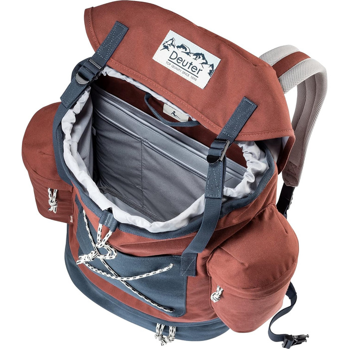 Рюкзак Deuter Wengen Vintage 25 л, червоно-синій, міський