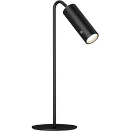 EMKE LED бездротова настільна лампа, біла, USB, диммована, сенсорна, магнітна, знімна, 360° регулювання, для читання, компактна