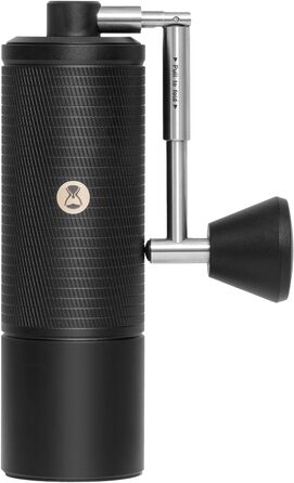Кавомолка ручна TIMEMORE Chestnut Ganzmetall C5 ESP Pro, чорна: керамічний жорно, 25г, нержавіюча сталь
