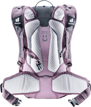 Жіночий велосипедний рюкзак Deuter Attack 14 SL з протектором, 14 л, синій Marine-grape