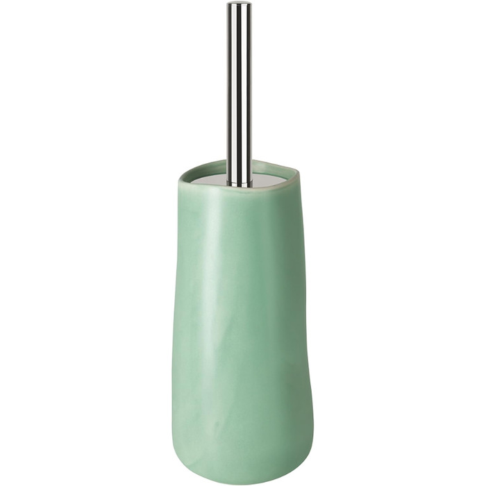 Йоржик для туалету Spirella Sina, керамічний, зелений, 12,4 x 39,7 см