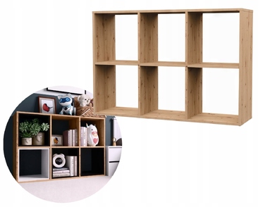 Стелаж TopEshop 110 x 75 x 30 см, дуб артизан