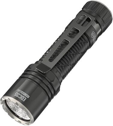 Ліхтарик Nitecore EDC35, надяскравий, 5000 люмен, потужний EDC ліхтар, акумулятор 21700 Li-Ion, зарядка USB-C, чорний