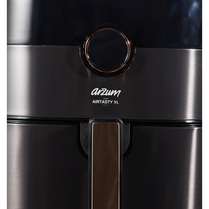 Фритюрниця Arzum Airtasty AR2074-B з великим об'ємом, без олії, здорове смаження, цифрова панель, 8 програм, налаштування часу та температури, колір мідний
