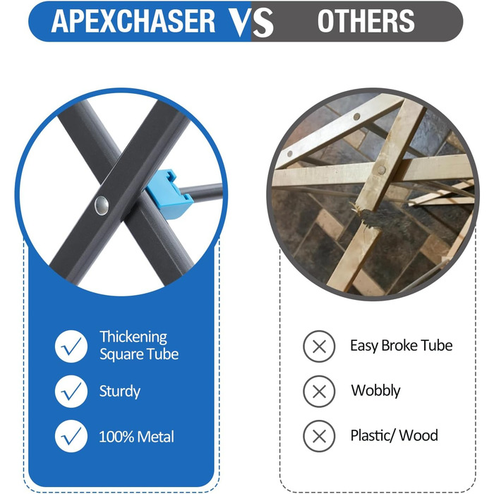 Сушильна стійка APEXCHASER 3-ярусна складна сушильна стійка Компактна пральна машина Складна сушарка для білизни Вішалка для рушників ідеально підходить для невеликих приміщень Графіт