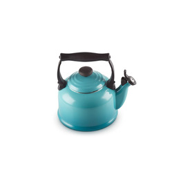 Емальований чайник Le Creuset Tradition, сталь, об'єм 2,1 л, колір Карибічний (Karibik)