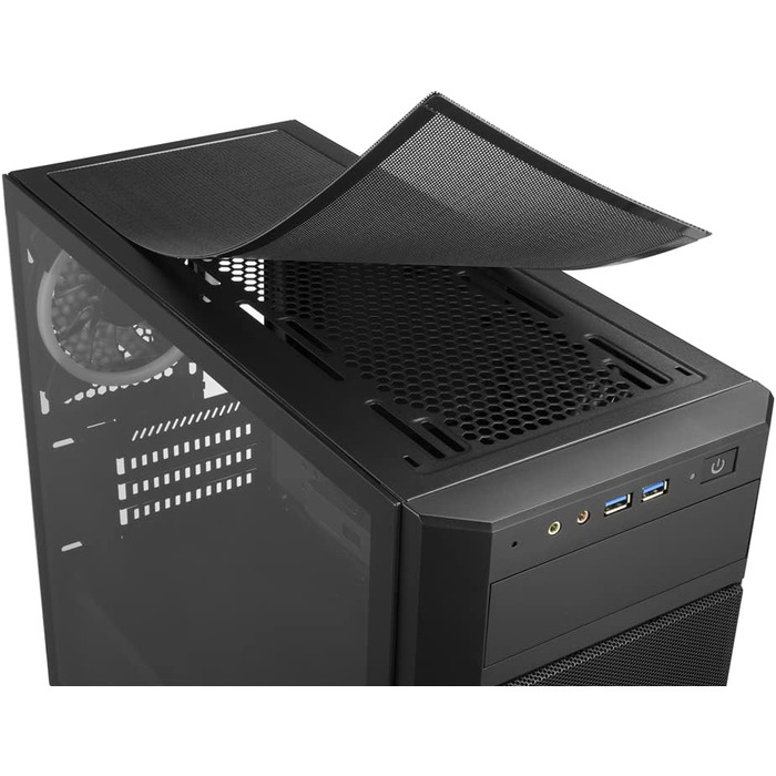 Корпус для ПК Sharkoon V1000 RGB mATX, ігровий з підсвічуванням