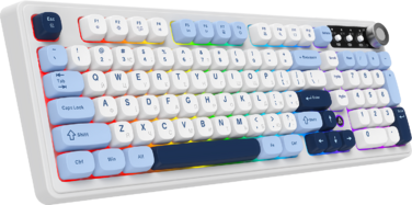 Бездротова клавіатура Ajazz AF98 PLUS Glacier Blue (AF98-PLUS-GB)