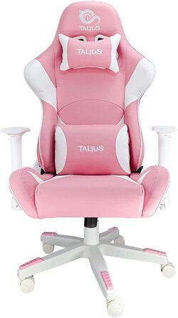 Ігрове крісло TALIUS Dragonfly, рожеве, пластик