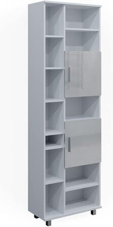Шафа для ванної Vicco Ilias, білий глянець, 60x190 см