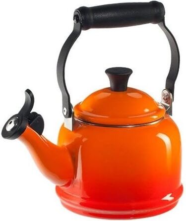 Емальований чайник Le Creuset Demi з вугільної сталі, 1.1 л, колір Oven Red (червоний)
