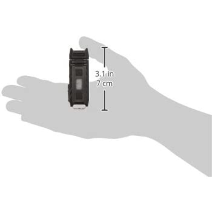 Ліхтарик-брелок Nitecore Thumb Mini 85 лм, USB-зарядка, рухома головка, чорний
