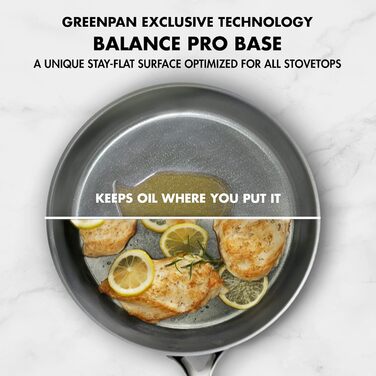 Набір сковорідок GreenPan GP5: керамічне покриття, антипригарні, 24.1 та 27.9 см, 2 шт.