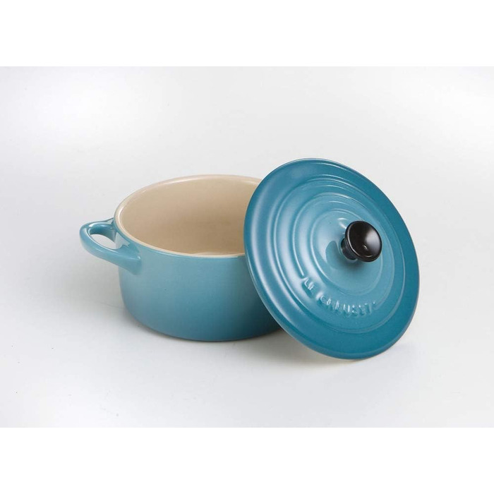 Le Creuset Міні-кокот із кам'яної кераміки, 200 мл, 10x5 см, бірюзовий