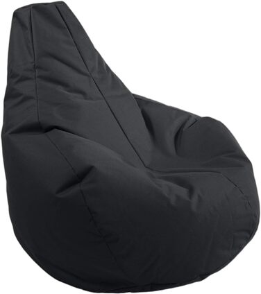 Крісло-мішок AD.CON для геймерів Outdoor & Indoor з еко-наповнювачем 225L (Чорний)