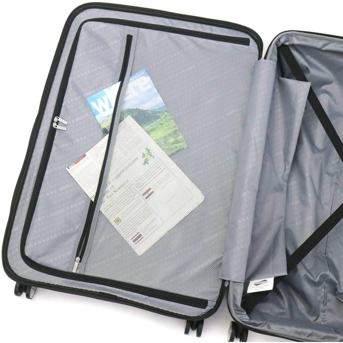Валіза American Tourister Soundbox Spinner L, розширювана, 97 см, 110 л, жовта, TSA замок