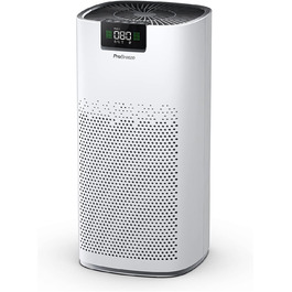 Очищувач повітря Pro Breeze з HEPA 13, UV-C лампою, іонізатором та вугільним фільтром, CADR 460 м³/год, для великих приміщень до 140 м², до 99,95% очищення