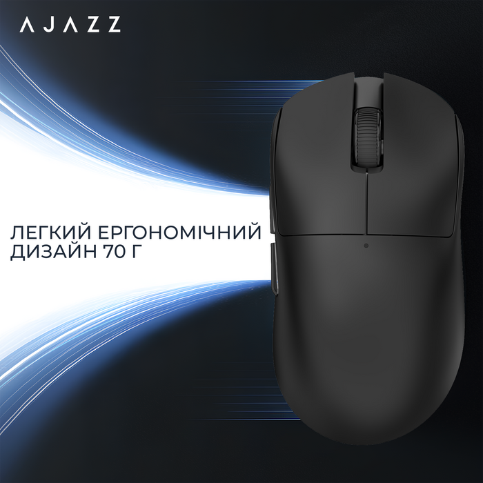 Бездротова миша Ajazz x Nacodex NJ08 MC White (NJ08-MC-W)
