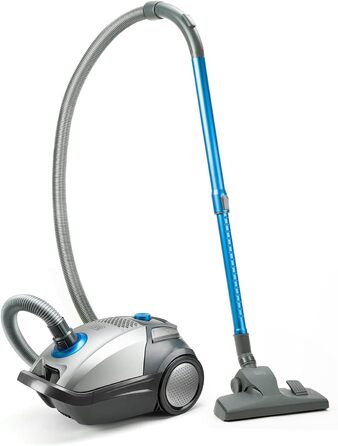 Пилосос з мішком BLACK+DECKER BXVMB700E, 700 Вт, 4 л, сірий
