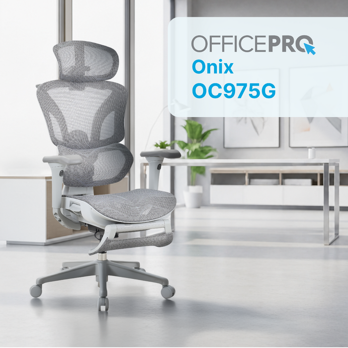 Крісло офісне OfficePro Onix OC975G Gray