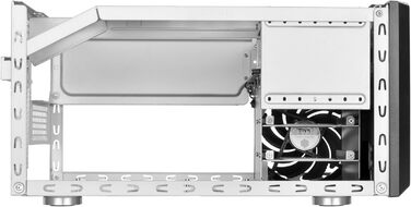 Комп'ютерний корпус SilverStone SST-SG11B Sugo Micro ATX Cube, чорний