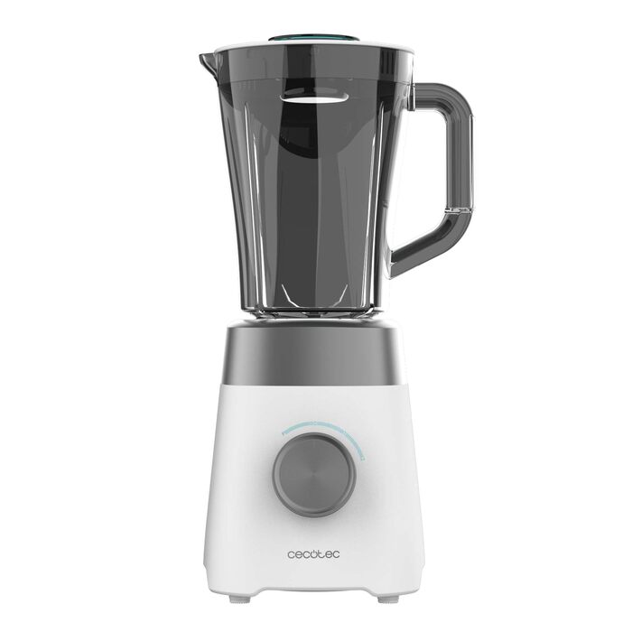Стаціонарний блендер Cecotec Power Titanium 1300MAX B Pro, 1300 Вт, чаша 1.5 л, 4 титанових ножів, для смузі та льоду, чорний