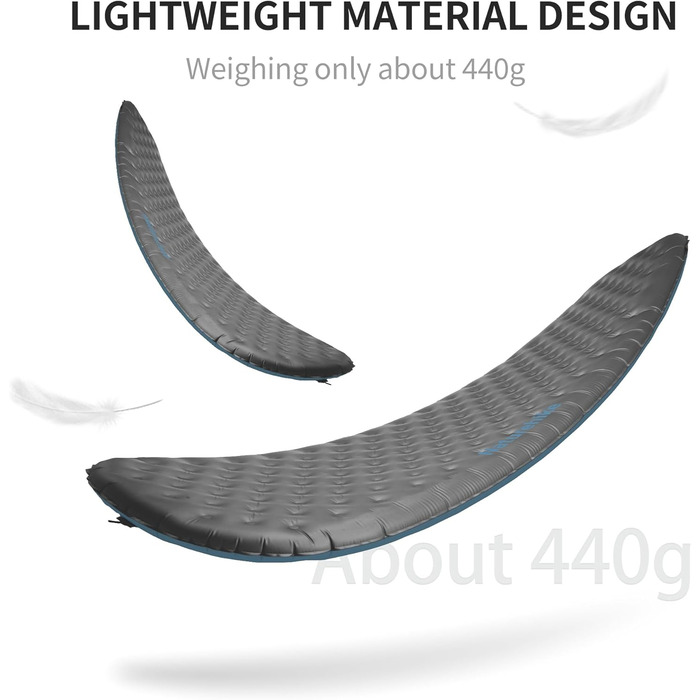 Термокилимок Naturehike 3,5R Ultralight, самонадувний, зимовий, для кемпінгу, 4 сезони, -6°C, з надувною сумкою, високий R-рейтинг, висока ізоляція, довговічний