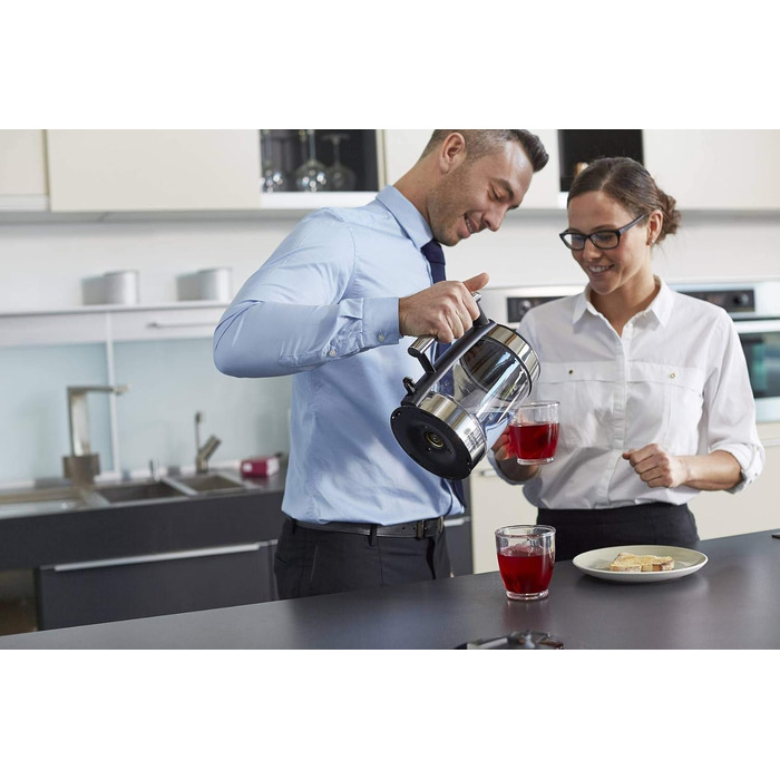Тостер Russell Hobbs Elegance Glas/Нержавіюча сталь - для 2 скибок хліба або 1 широкої, 6 рівнів підсмажування, розморожування та підігрів, решітка для булочок