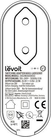Акумуляторний пилосос Levoit LVAC-200 4-в-1: для дому, авто, шерсті тварин, килимів та твердих поверхонь. Фільтрація 99.9% (75 м²)