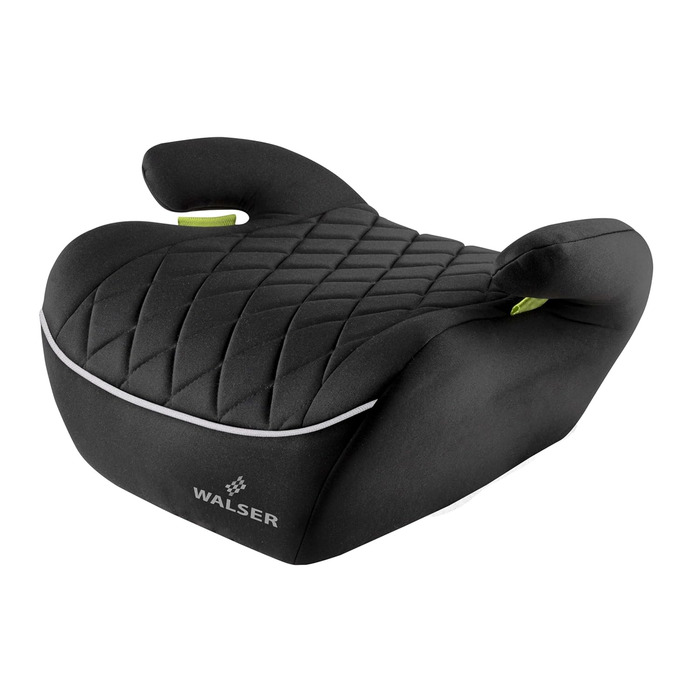 Дитяча автопідставка WALSER Premium Andy, 125-150 см, чорна, без ISOFIX, новий стандарт ECE R129 (2024), вузька, якість 'Дуже добре'