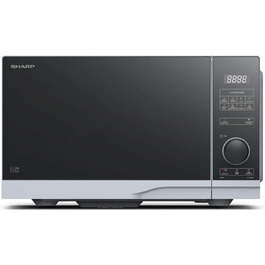 Мікрохвильова піч SHARP PS234AES 900 Вт, 10 режимів, розморожування, срібляста, 483x281x377 мм