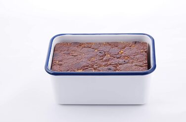 Емальований контейнер HoneyWare CLASSIC LINE 2,8 л з кришкою, висока, для зберігання їжі, термостійкий до 400°C, підходить для духовки, плити, гриля