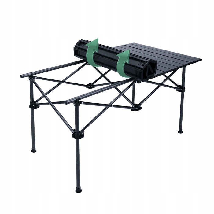 Туристичний стіл Vortech, 55 x 95 x 80 см, чорний