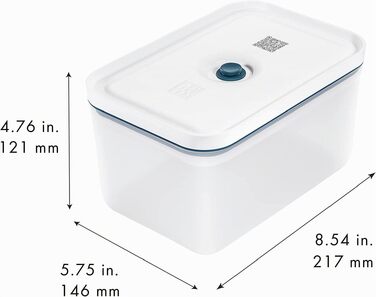 Вакуумний контейнер ZWILLING Fresh & Save (розмір S) з вакуумною кришкою, синій La Mer