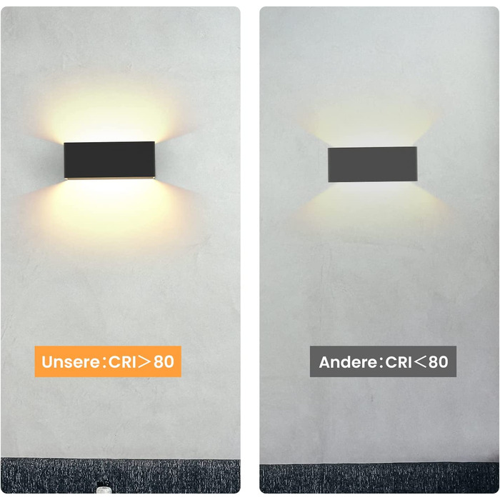 Світильник LED Homefire настінний 5W чорний, внутрішній, з регульованим променем, тепле біле світло 3000K для спальні, вітальні, коридору, сходів